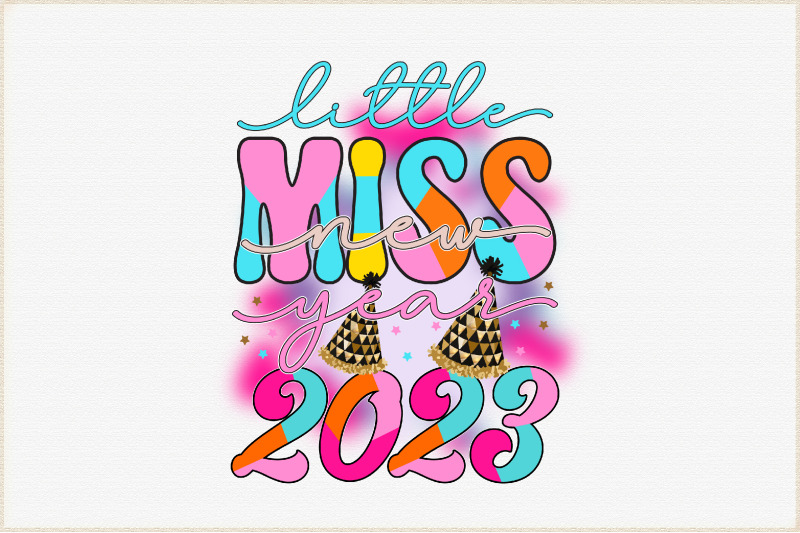 little-miss-new-year-2023-sublimation