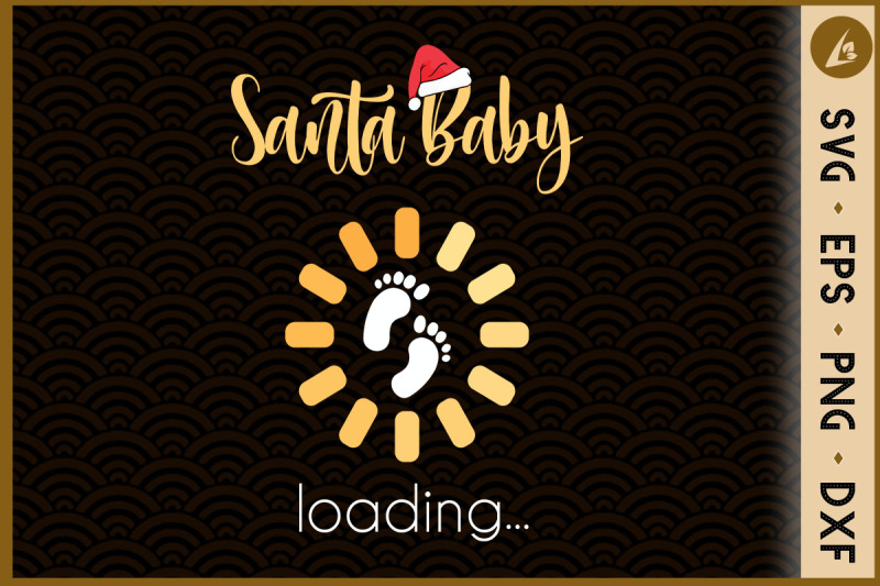 pregnancy-christmas-santa-baby-loading