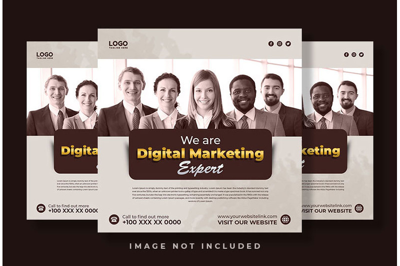 digital-marketing-expert-gold-brown-social-media-post