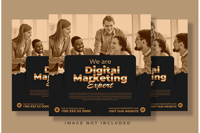 digital-marketing-expert-gold-black-social-media-post