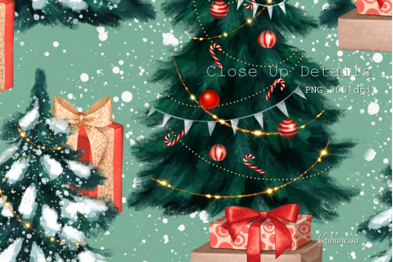 christmas-tree-seamless-patterns-digital-paper