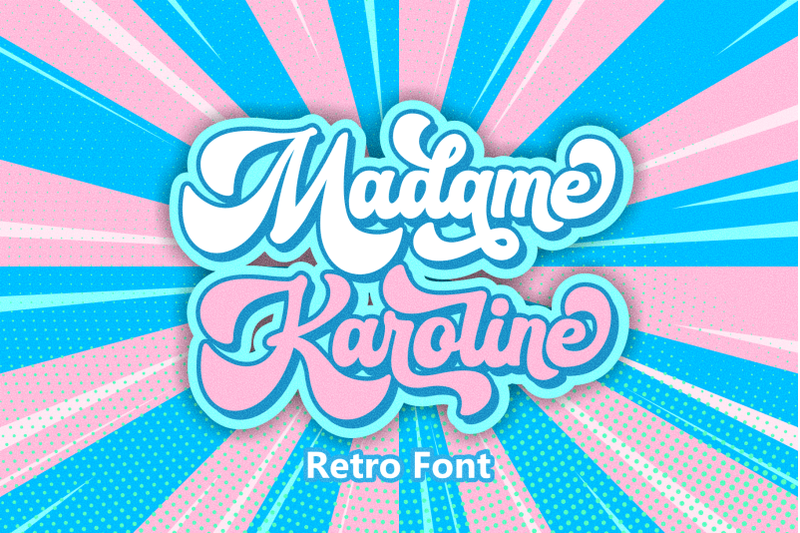 madame-karoline-cursive-retro-font