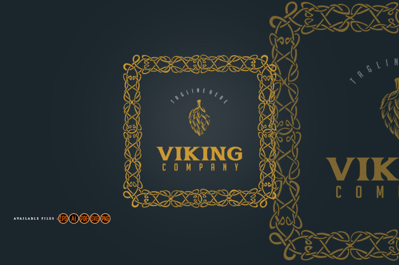 viking-frame-swirl-ornament-svg