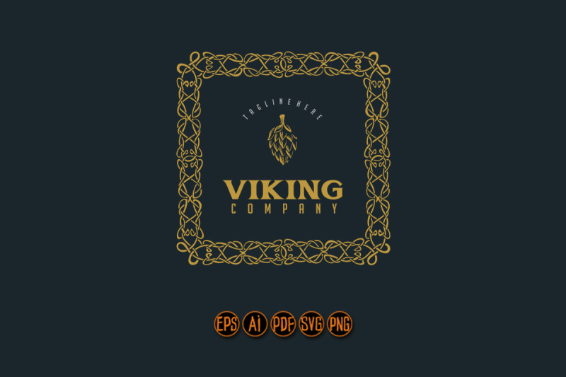 viking-frame-swirl-ornament-svg