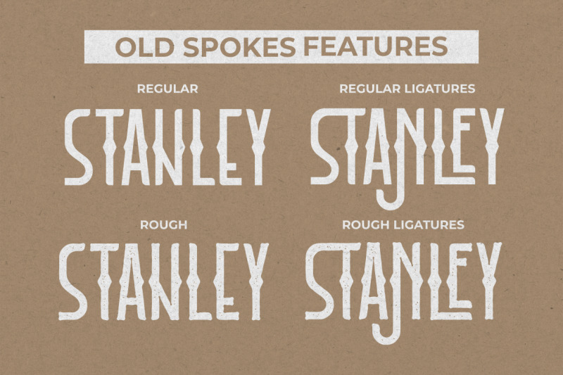 old-spokes-vintage-display-font