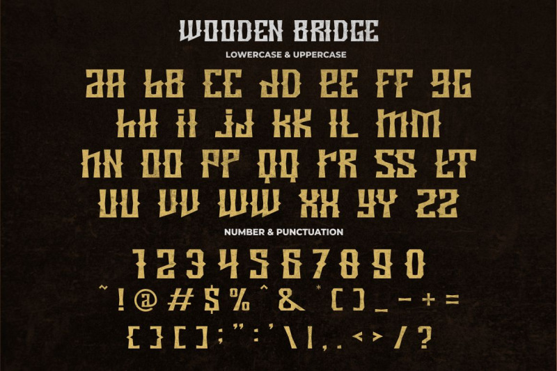 wooden-bridge-vintage-display-font
