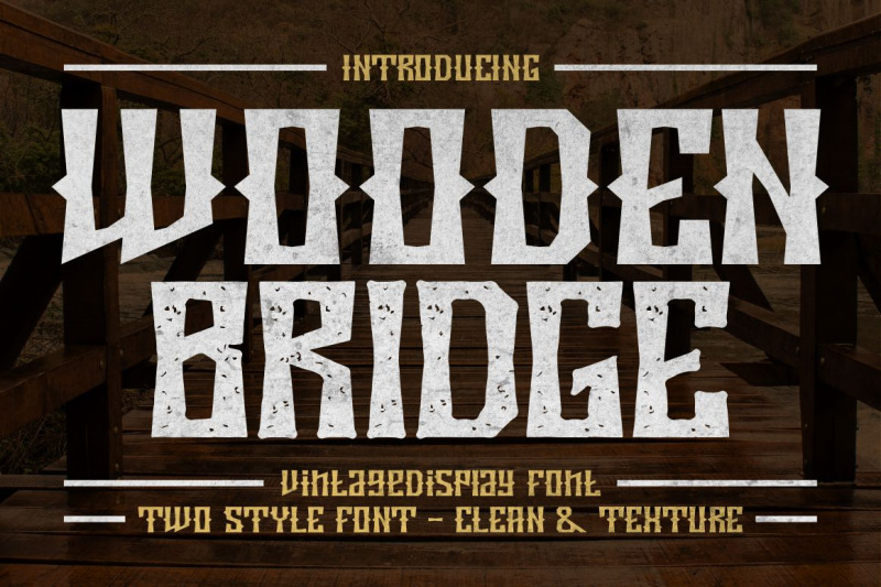 wooden-bridge-vintage-display-font