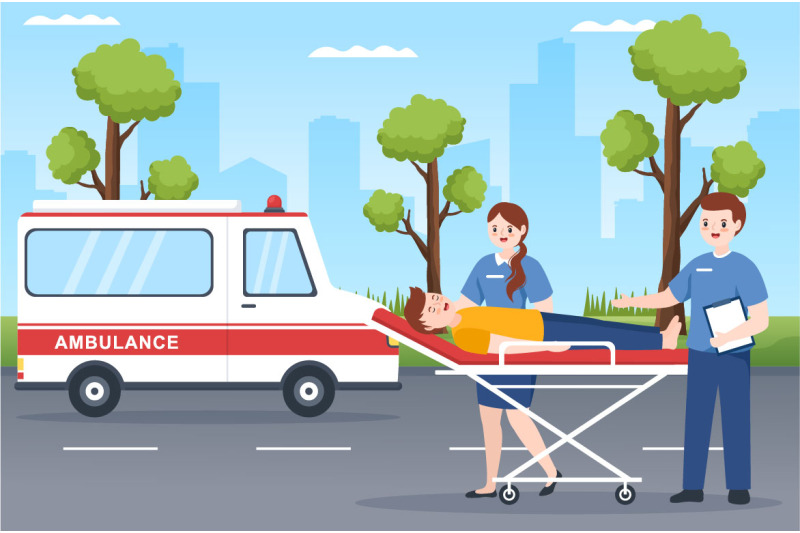 10-medical-vehicle-ambulance-car-illustration