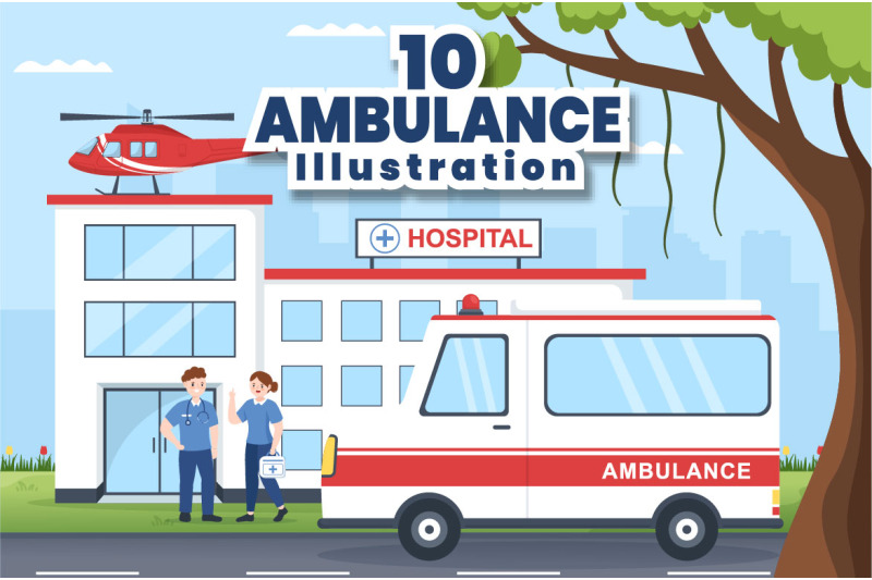 10-medical-vehicle-ambulance-car-illustration