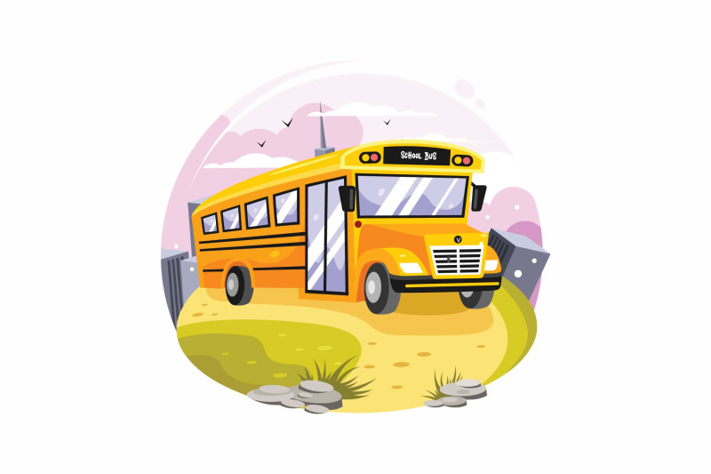 school-bus-vector-illustration