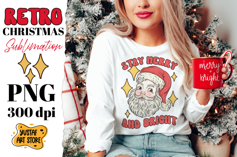 retro-christmas-santa-sublimation-stay-merry-and-bright