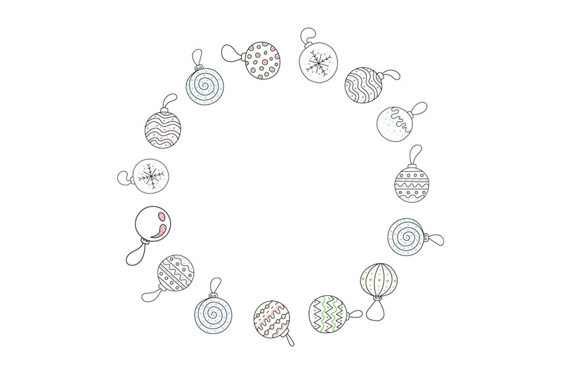 set-of-christmas-balls-in-doodle-style