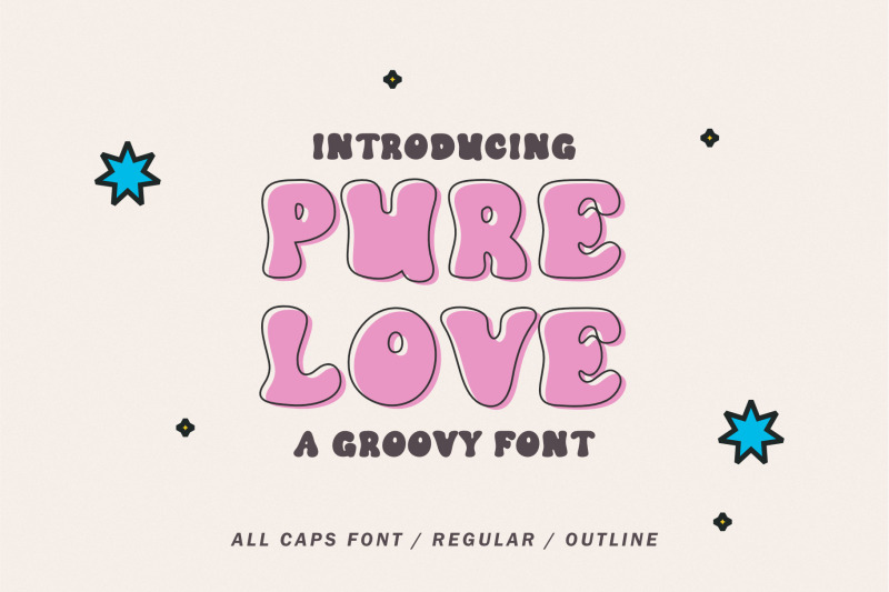 pure-love-groovy-70s-font