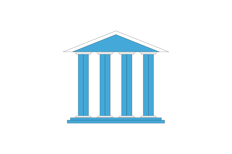 general-building-government-or-bank-main-building-symbol