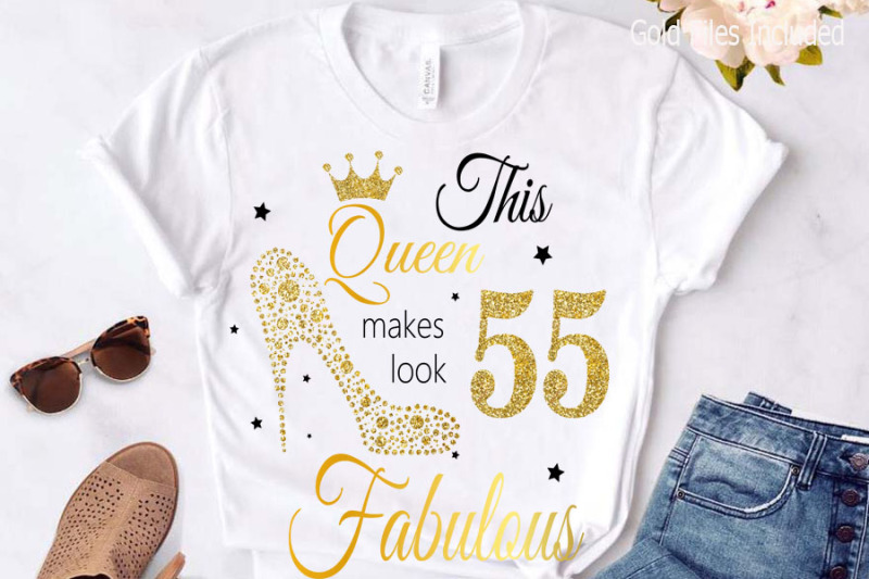 55th-birthday-svg-queen-birthday-55th-svg-gold-glitter-55th-birthday