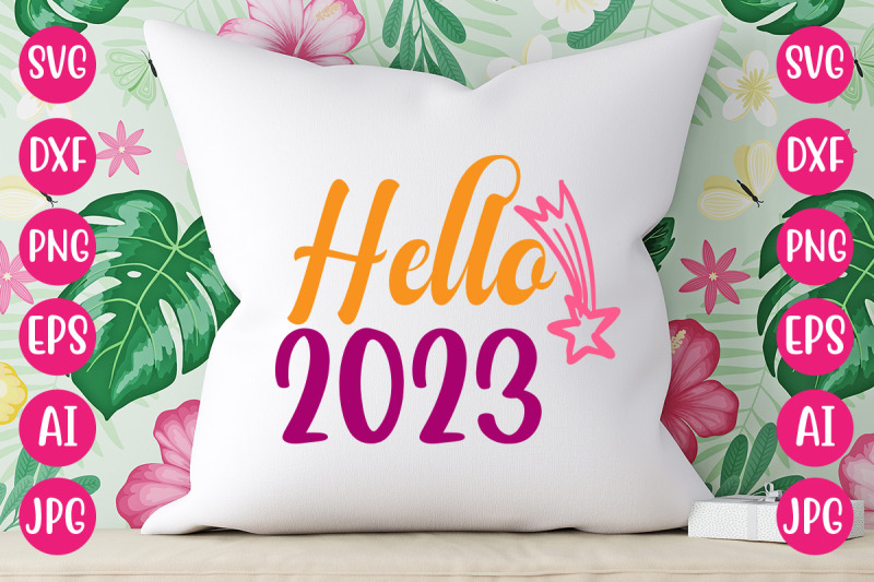 hello-2023-svg-cut-file