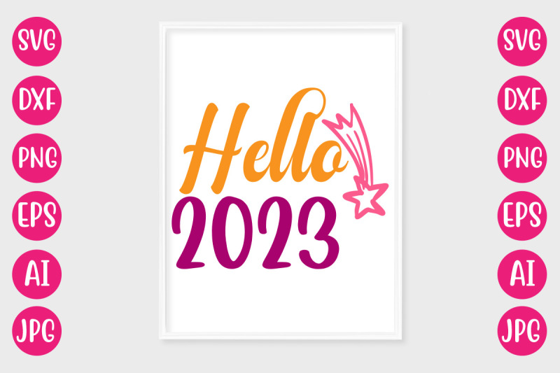 hello-2023-svg-cut-file