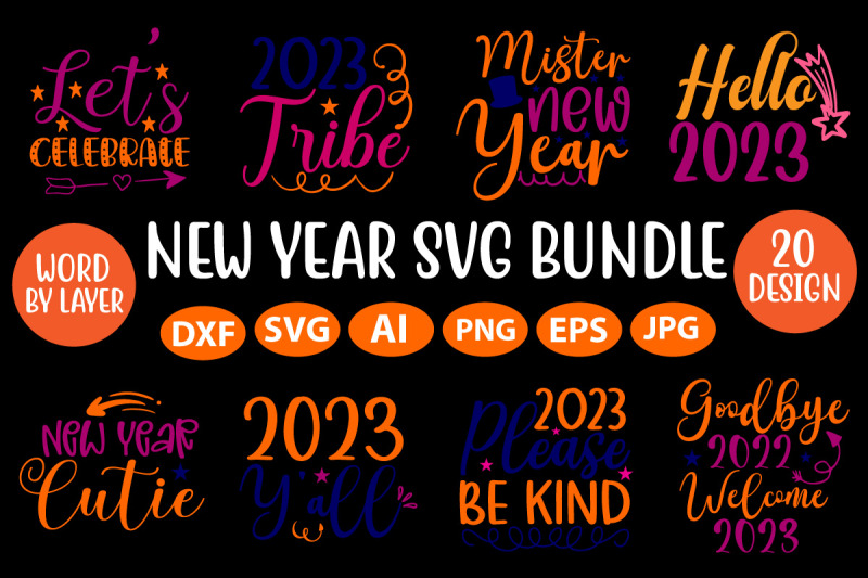 new-year-svg-bundle