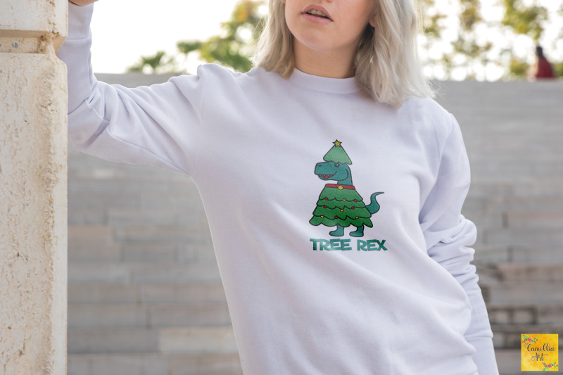 funny-tree-rex-t-rex-dinosaur-christmas-embroidery