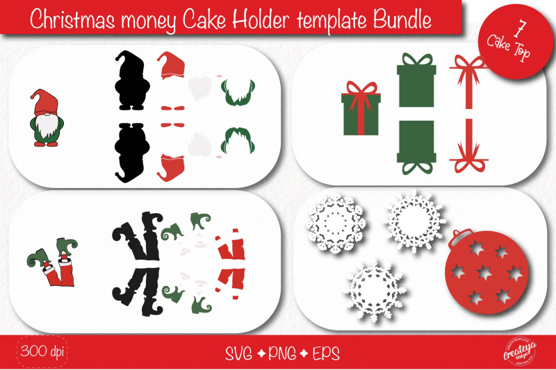 christmas-money-cake-holder-svg-bundle-cardstock-money-cake-christma