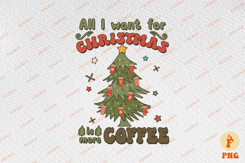 coffee-is-all-i-want-for-christmas-retro-xmas-merry-christmas