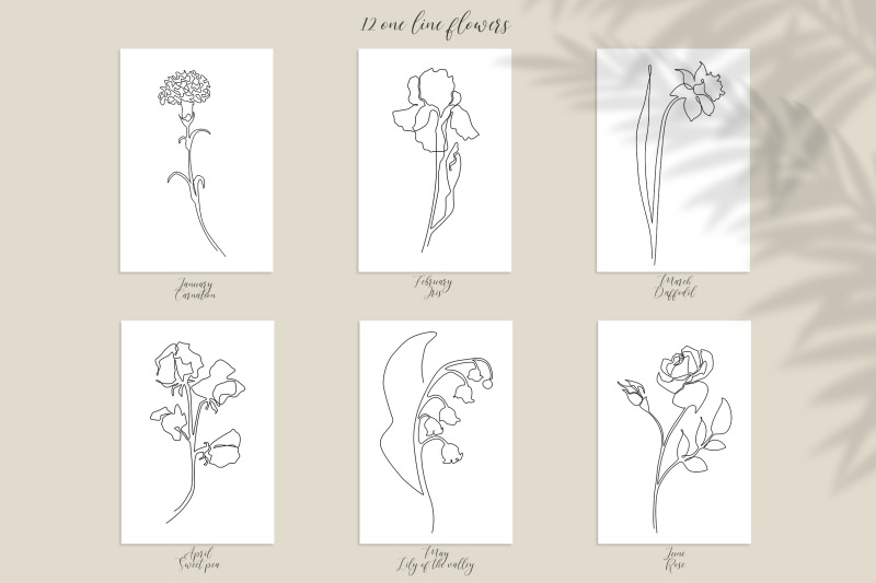 one-line-birth-flowers-drawing