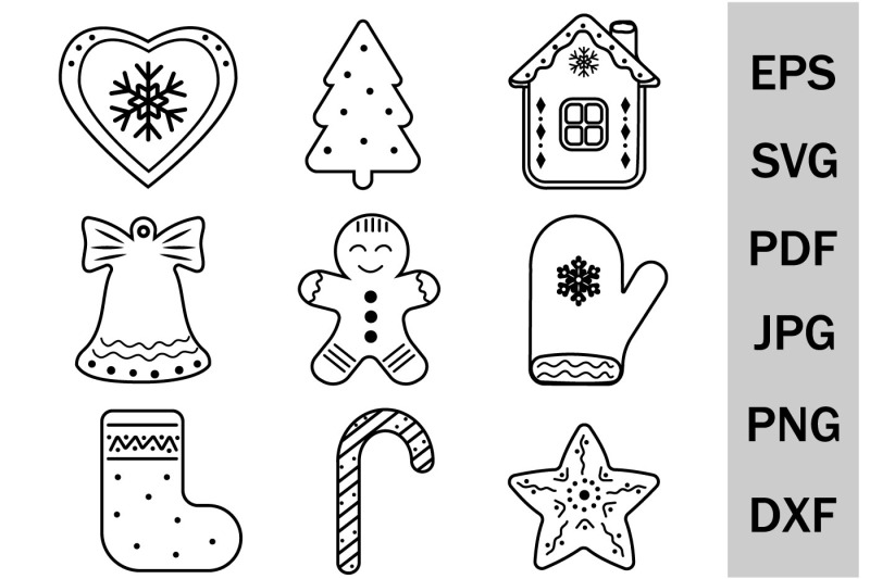svg-set-of-christmas-silhouettes-template-file-for-cutting