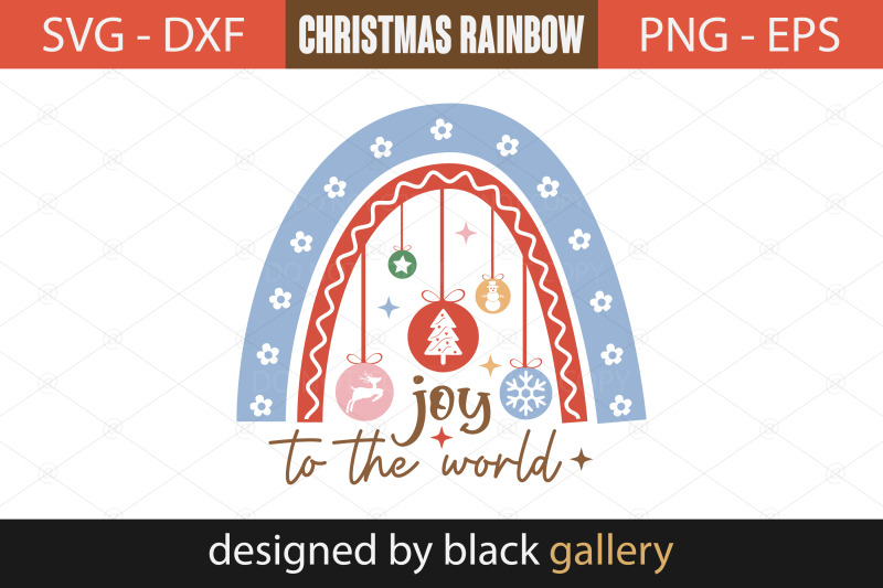 boho-christmas-rainbow-svg-bundle