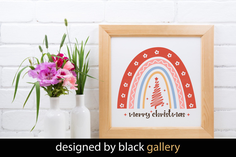 boho-christmas-rainbow-svg-bundle