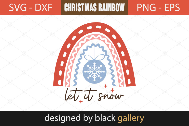 boho-christmas-rainbow-svg-bundle