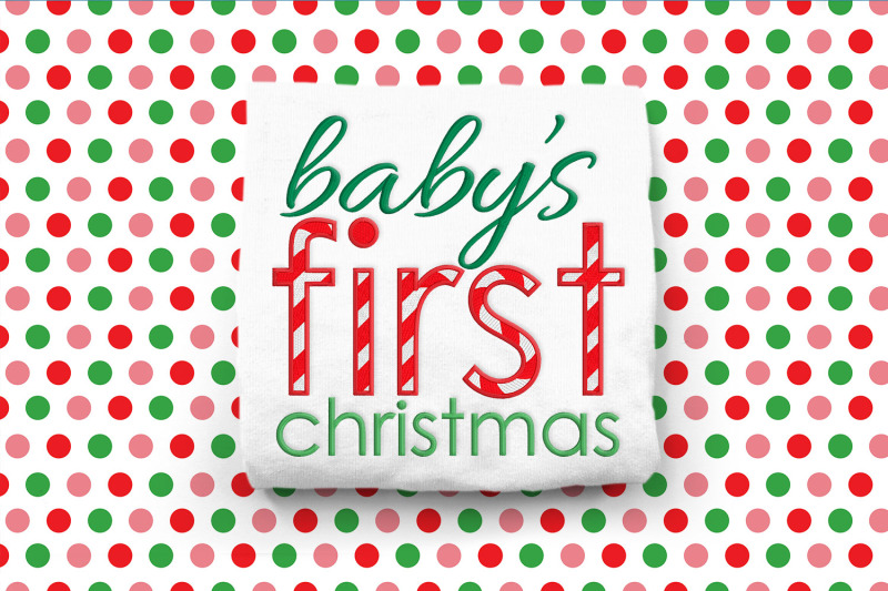baby-039-s-first-christmas-candy-cane-stripe-embroidery
