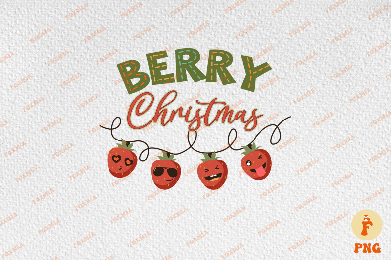 berry-christmas-cute-strawberry-xmas