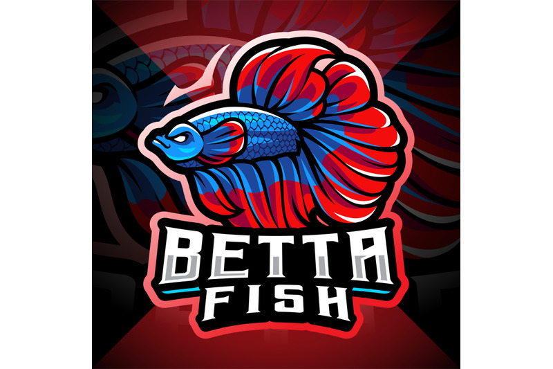 betta-fish-esport-mascot-logo