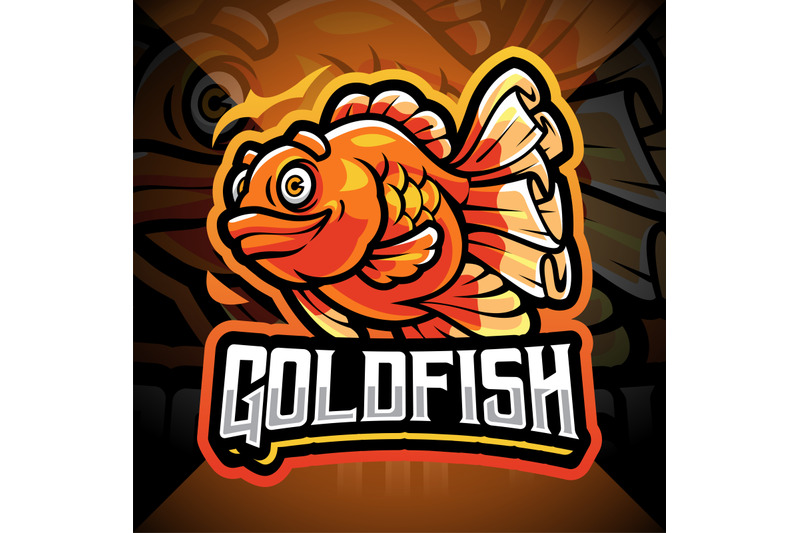 goldfish-esport-mascot-logo-design