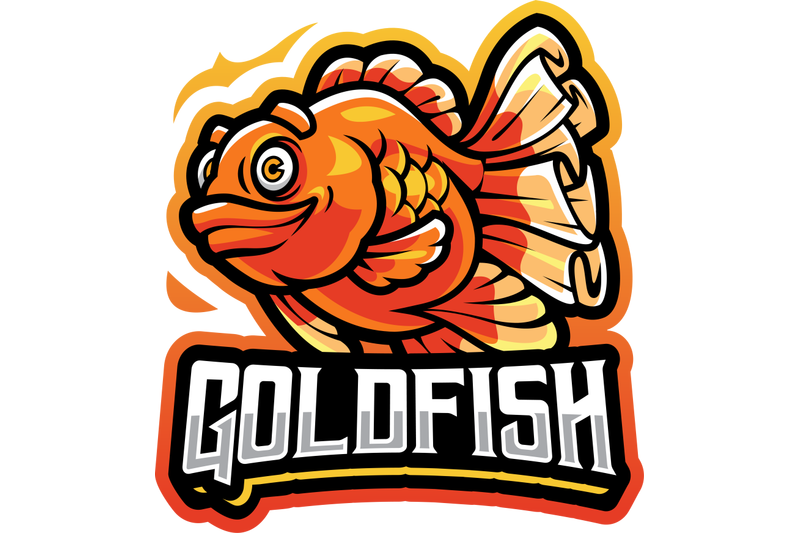 goldfish-esport-mascot-logo-design