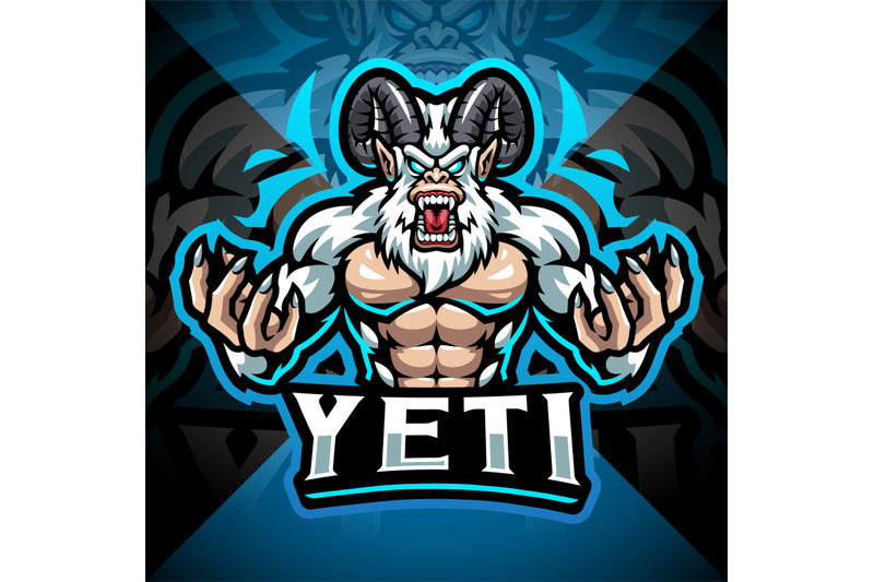 yeti-esport-mascot-logo-design