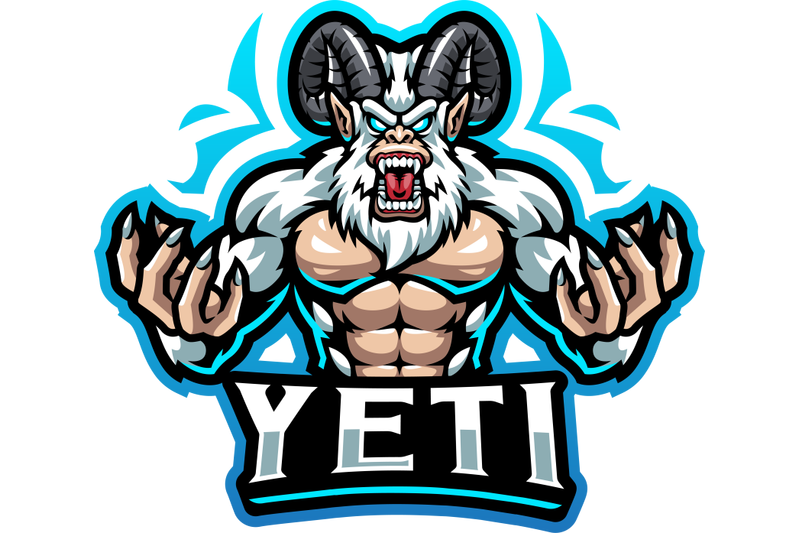 yeti-esport-mascot-logo-design