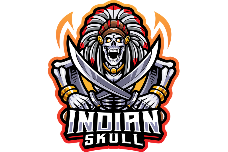 indian-skull-esport-mascot-logo