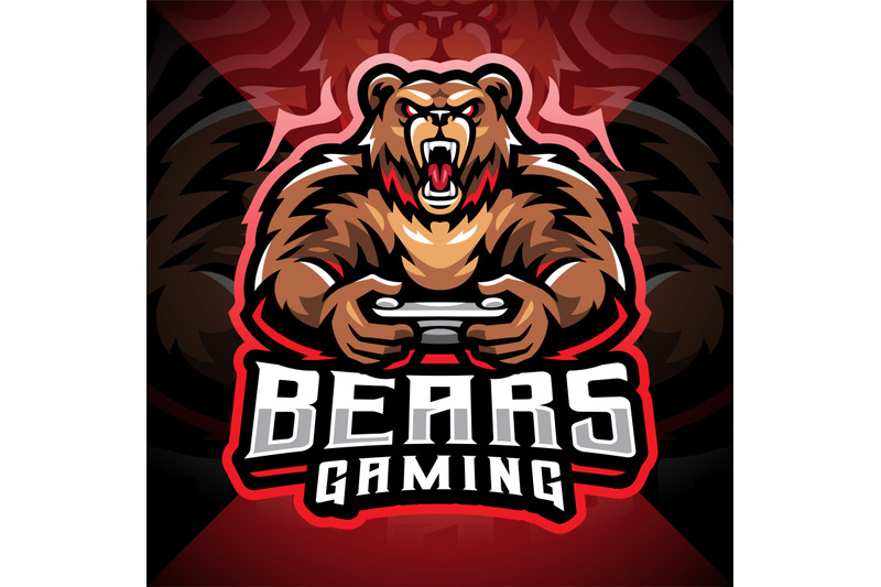 bears-gaming-esport-mascot-logo-design