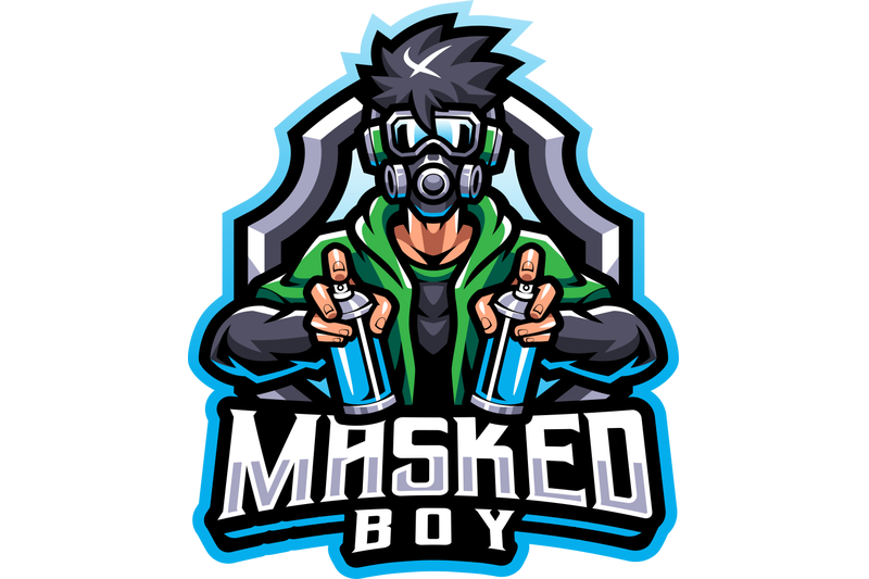 ghost-esport-mascot-logo-design