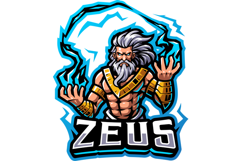 zeus-esport-mascot-logo-design