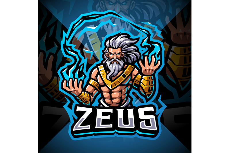 zeus-esport-mascot-logo-design