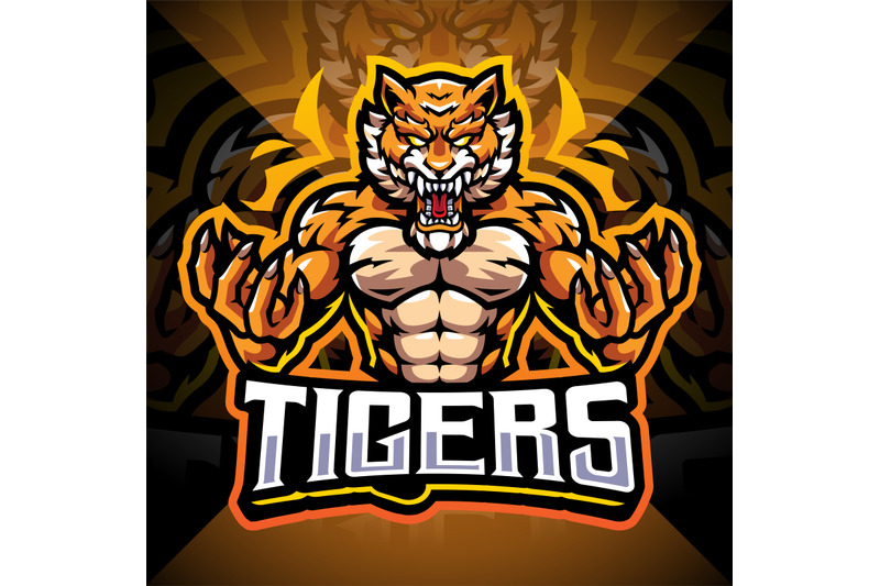 tigers-esport-mascot-logo-design