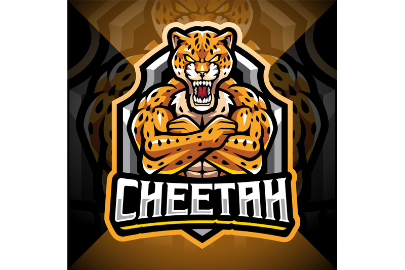 cheetah-esport-mascot-logo-design