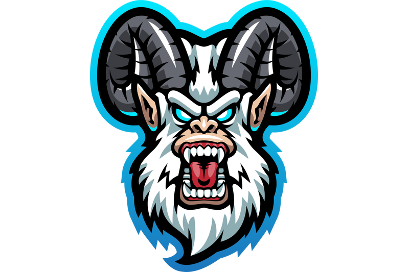 yeti-head-esport-mascot-logo-design
