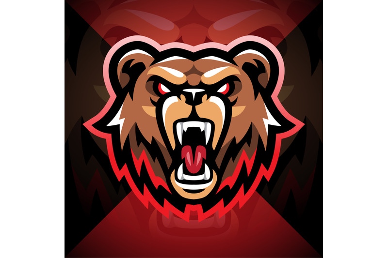 bear-head-esport-mascot-logo-design