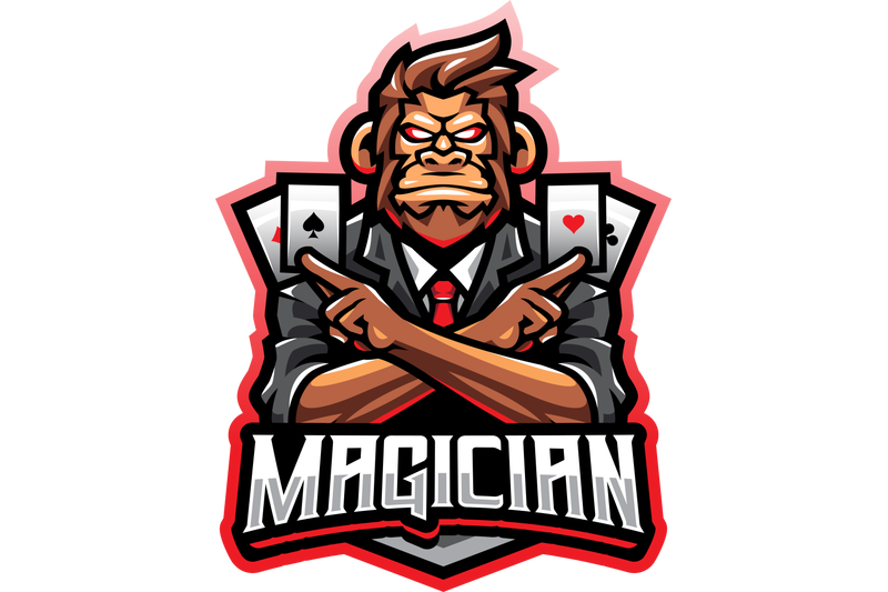 magic-monkey-esport-mascot-logo