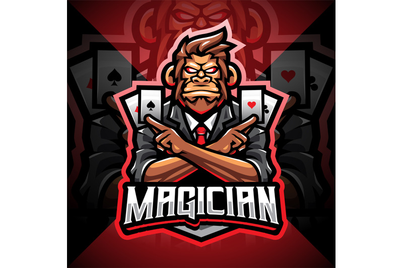 magic-monkey-esport-mascot-logo