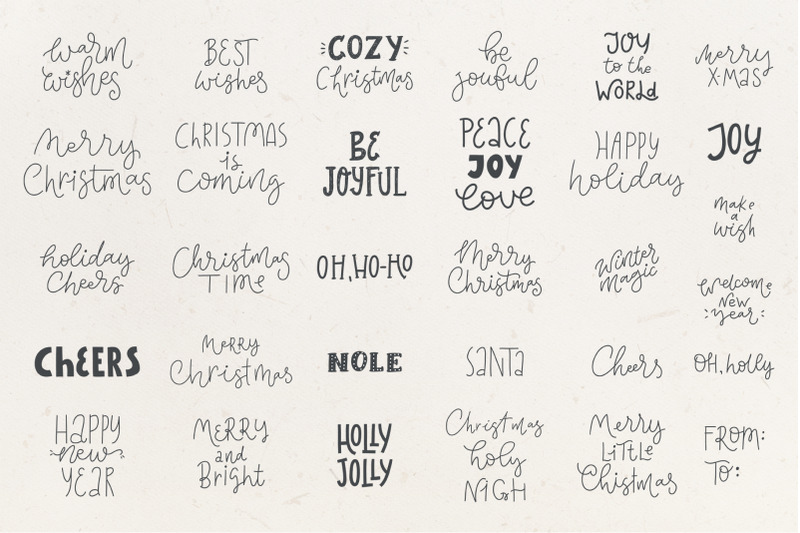 christmas-art-lettering-collection