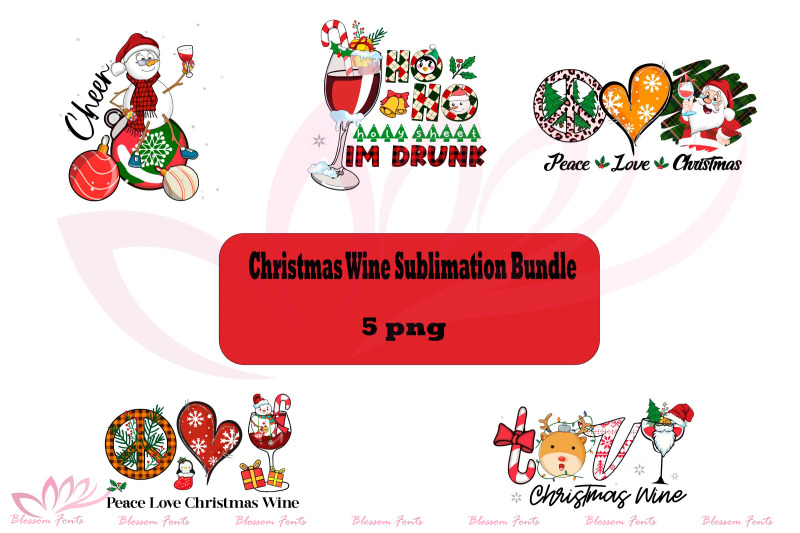 christmas-wine-sublimation-bundle